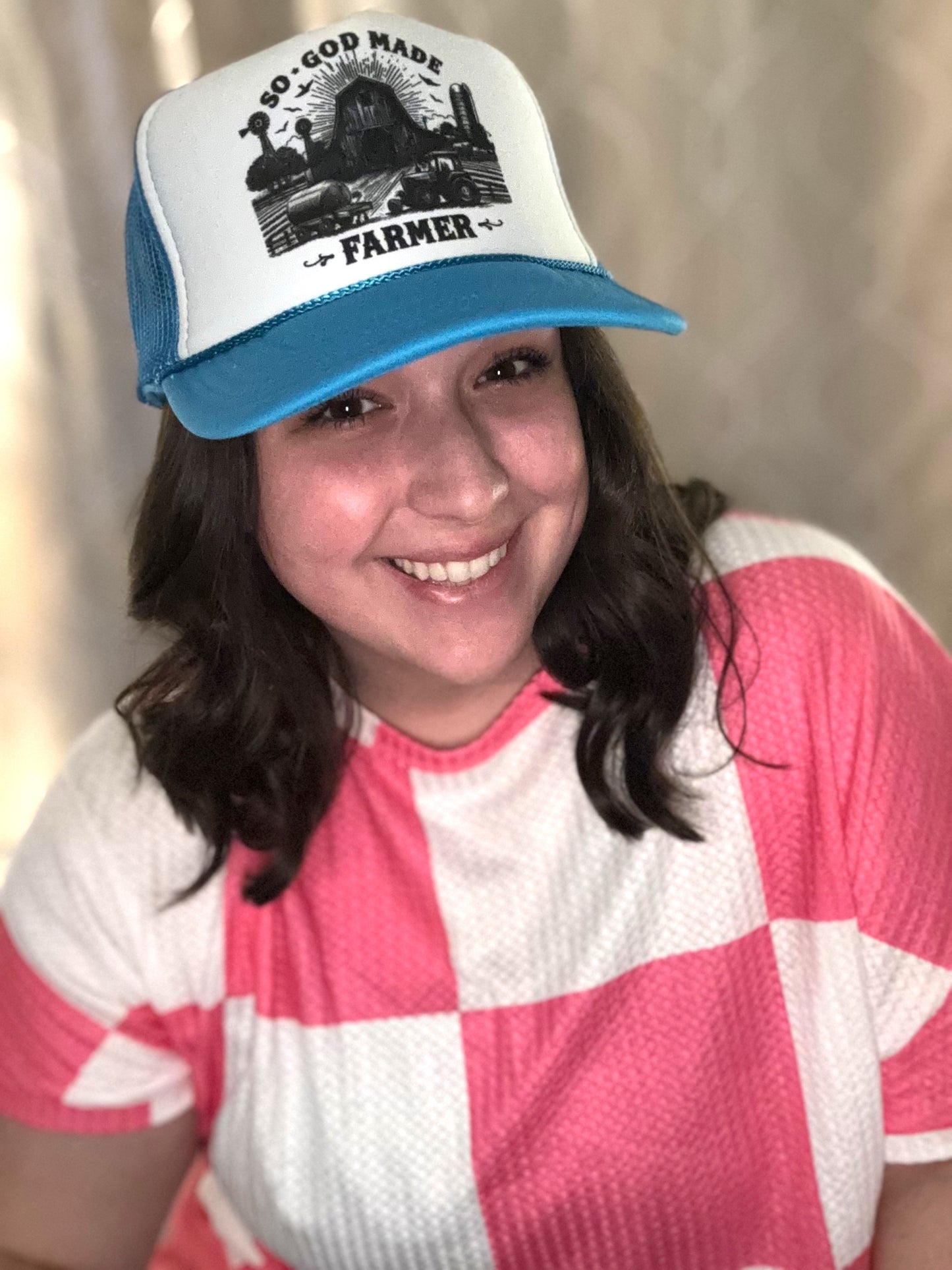 So God Made Farmer Trucker Hat