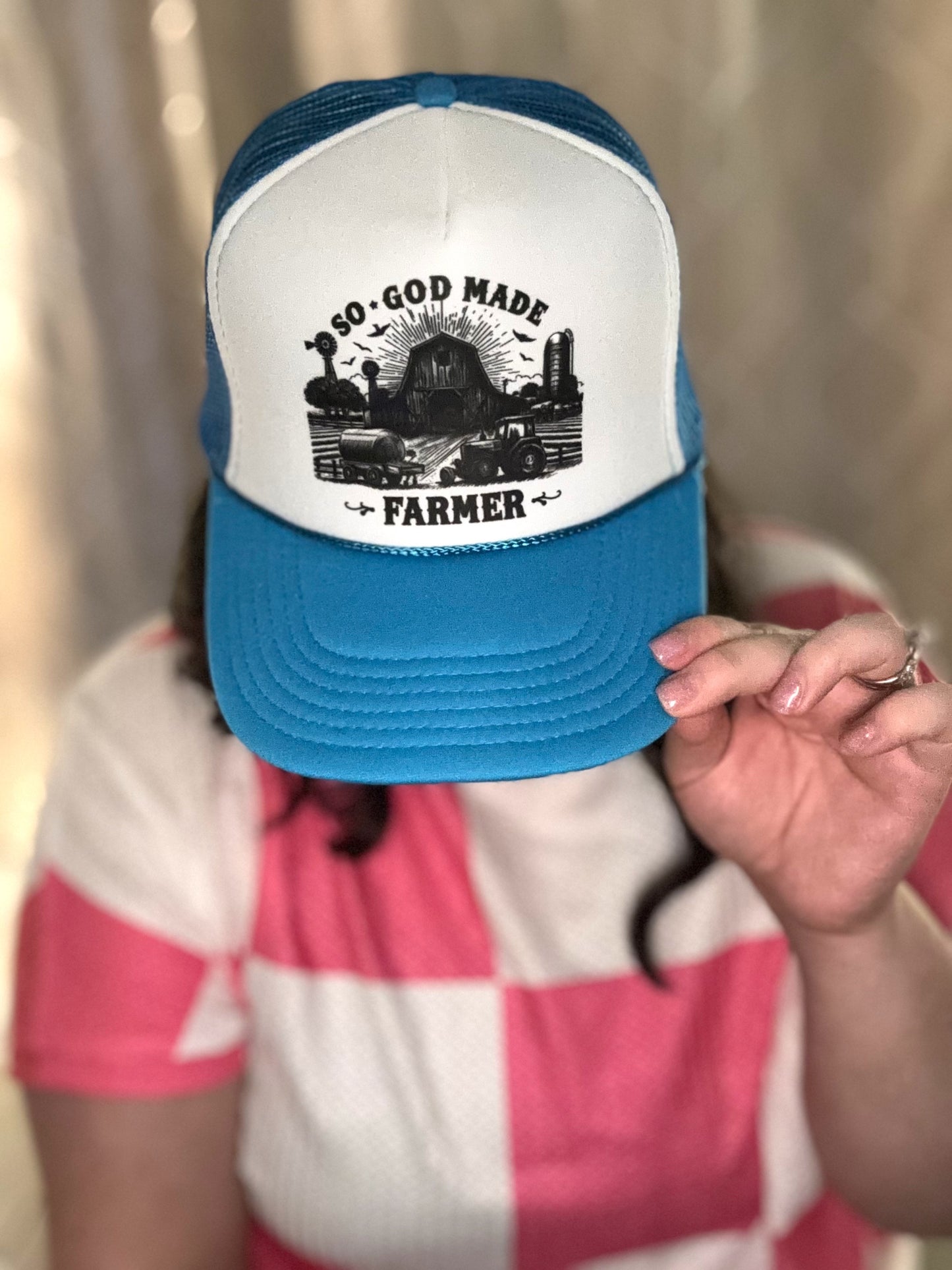 So God Made Farmer Trucker Hat