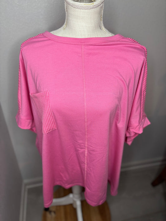 "All The Cotton Candy Craze" PLUS Bubblegum Pink Top