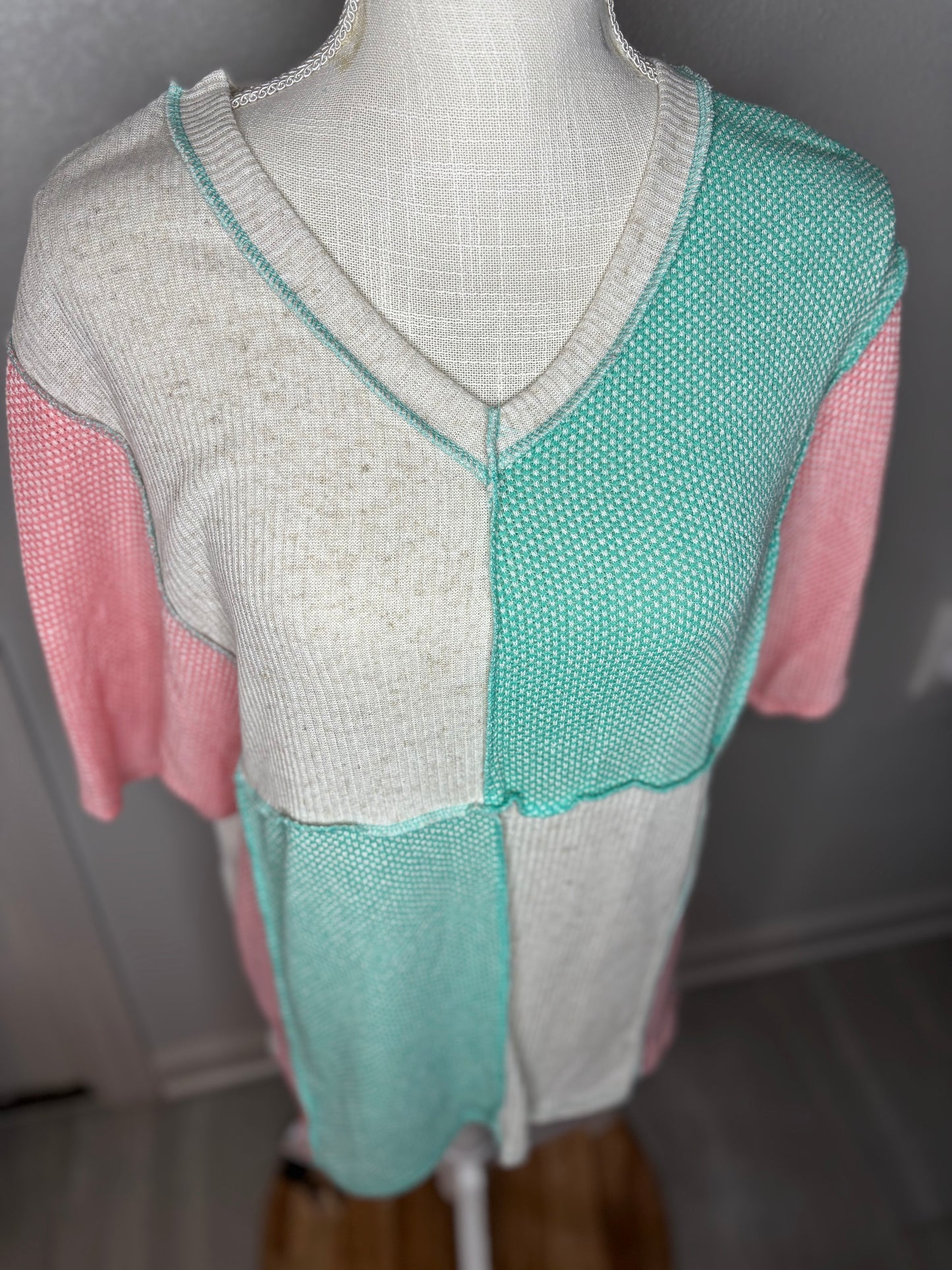 “Color Block Me Happy” Blouse