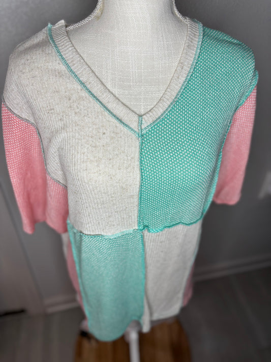 “Color Block Me Happy” Blouse