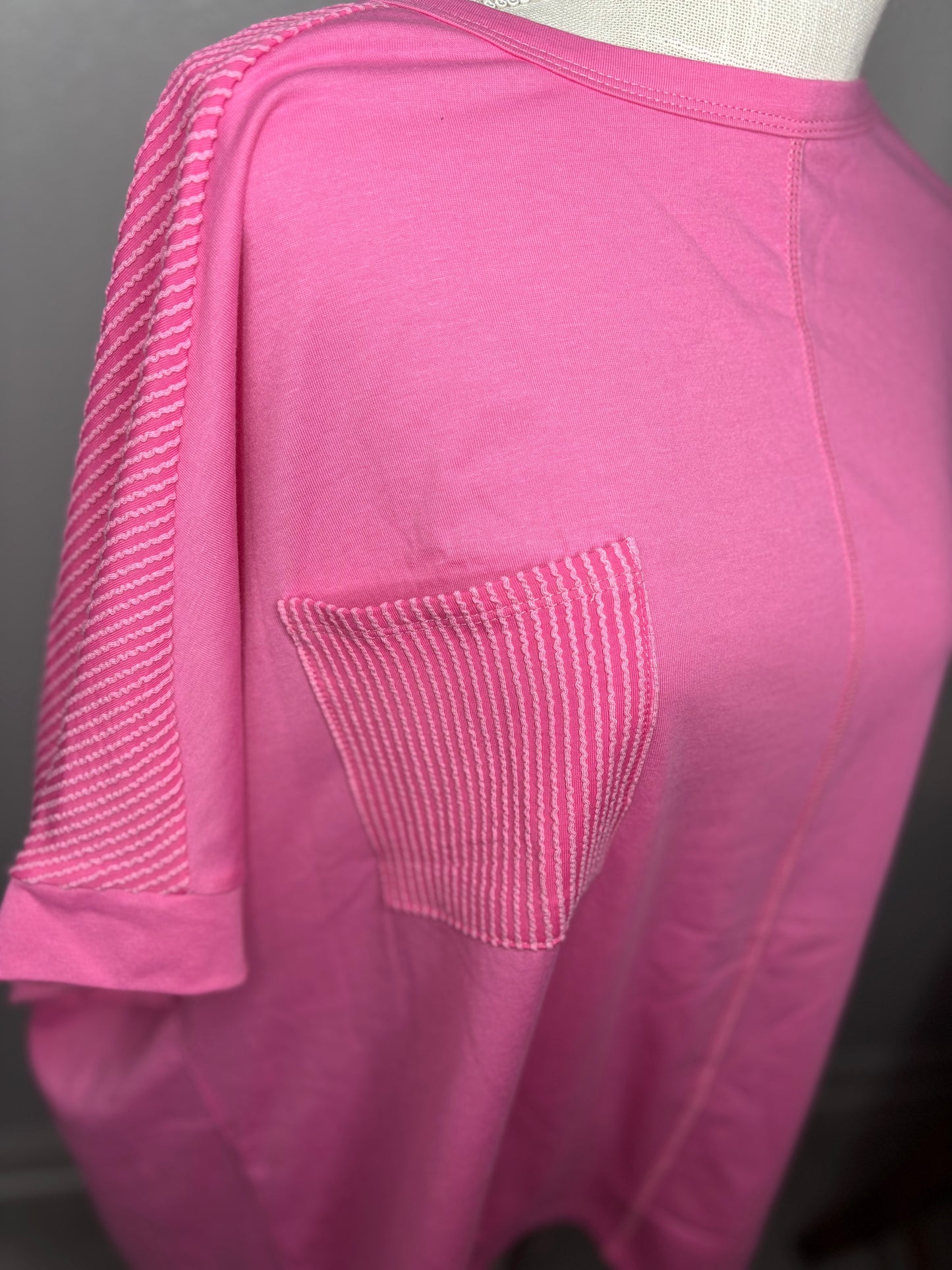 "All The Cotton Candy Craze" PLUS Bubblegum Pink Top