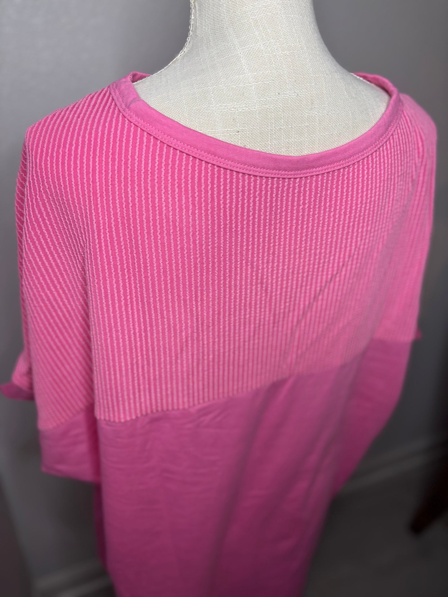 "All The Cotton Candy Craze" PLUS Bubblegum Pink Top