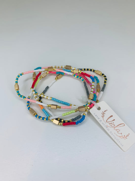 "Blooming into Spring" Bracelet Stack